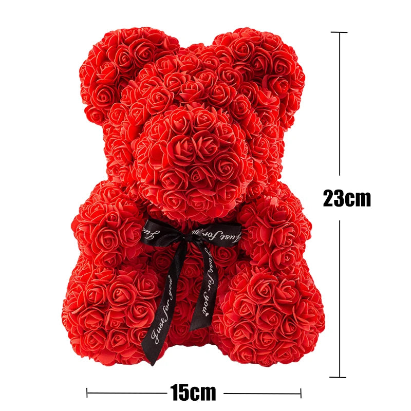 Rose Bear With LED Light Gift Box