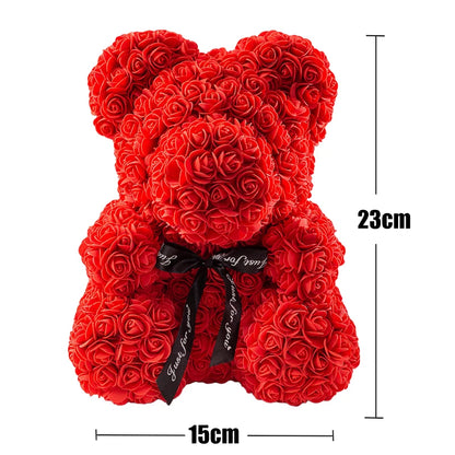 Rose Bear With LED Light Gift Box