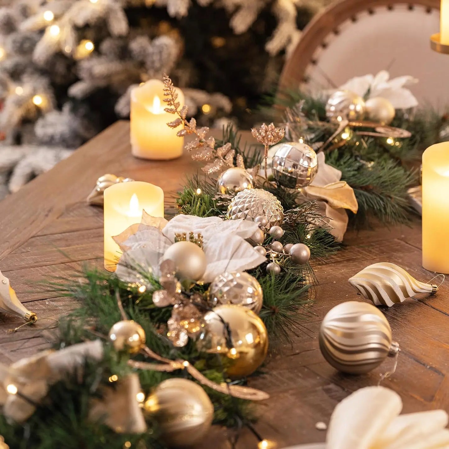 Pre-Lit Christmas Garland